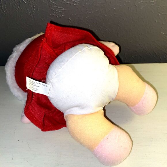 VINTAGE 1987 MUPPET BABY MISS PIGGY PLUSH 10" STUFFED ANIMAL JIM HENSON - Picture 5 of 6